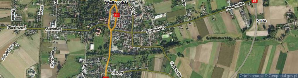 Zdjęcie satelitarne św. Wawrzyńca ul.